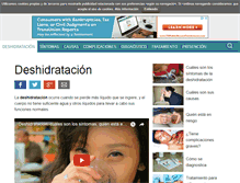 Tablet Screenshot of deshidratacion.net